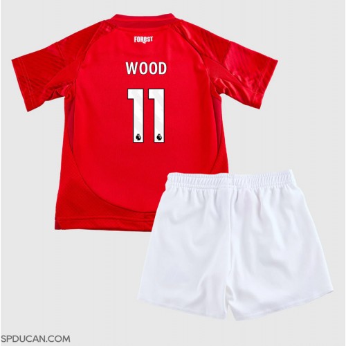 Dječji Nogometni Dres Nottingham Forest Chris Wood #11 Domaci 2024-25 Kratak Rukav (+ Kratke hlače)